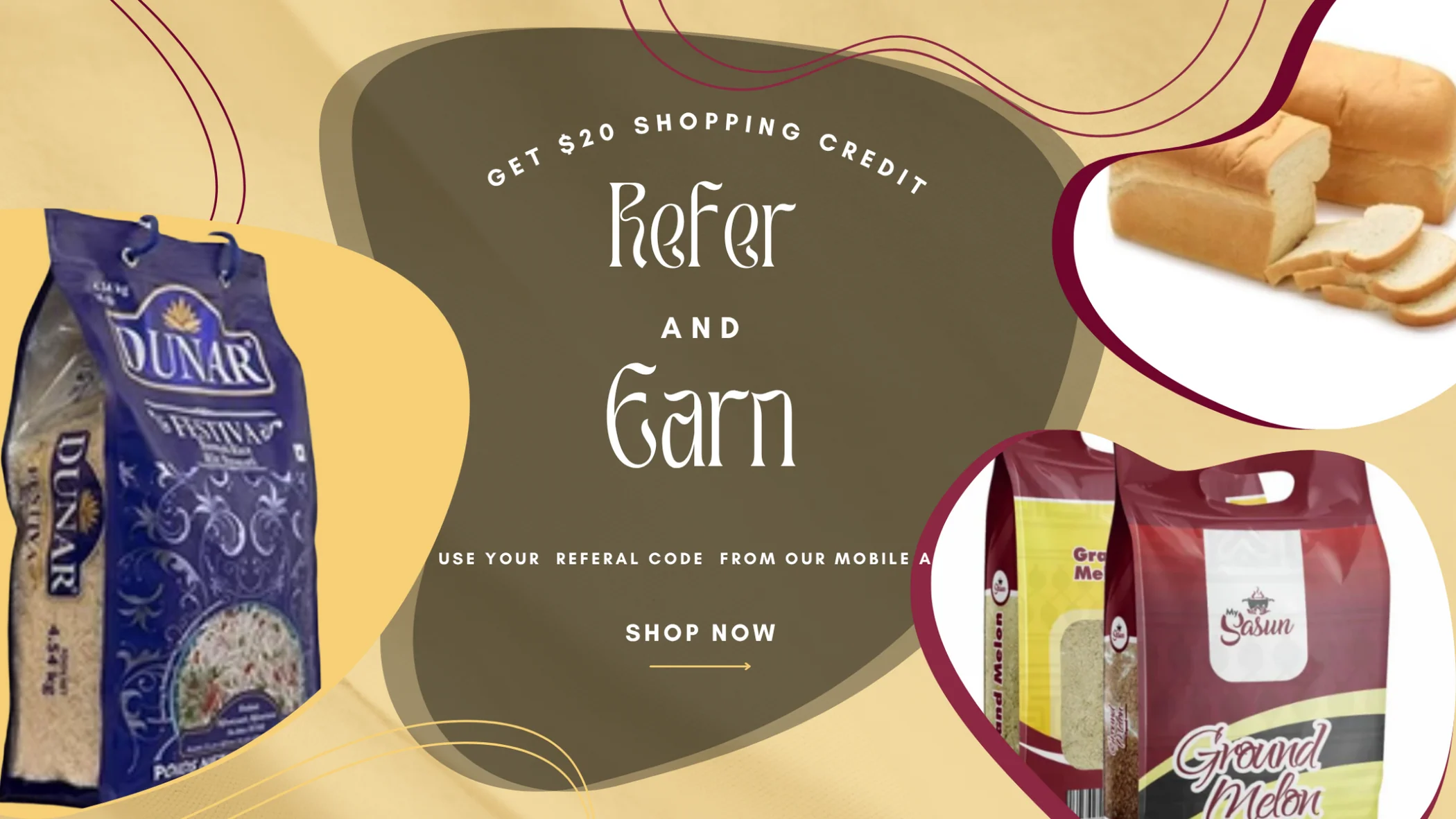Authentic Groceries Delivered to You